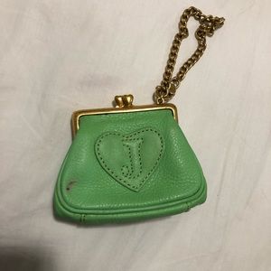 Green Juicy Couture Coin Bag